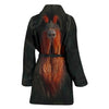 Tibetan Mastiff Dog Print Women's Bath Robe-Free Shipping