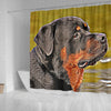 Rottweiler Dog Art Print Shower Curtains-Free Shipping