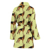 German Shepherd Dog Pattern Print Women's Bath Robe-Free Shipping