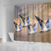 Seagulls Birds Flying Print Shower Curtains-Free Shipping