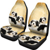 Polish Lowland Sheepdog Print Car Seat Covers- Free Shipping
