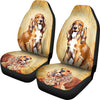 Cute Cocker Spaniel Dog Print Car Seat Covers- Free Shipping