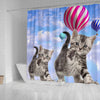 American Shorthair Cat Print Shower Curtains-Free Shipping