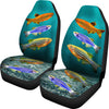 Slender Danios Fish Print Car Seat Covers-Free Shipping