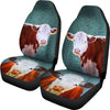 Hereford Cattle (Cow) Print Car Seat Covers- Free Shipping
