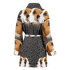 Beagle Dog 3D Print Women's Bath Robe-Free Shipping