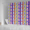 Westie Colorful Pattern Print Shower Curtains-Free Shipping
