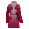 Mini-macaw Parrot Print Women's Bath Robe-Free Shipping