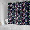 Lovely Parrot Floral Print Shower Curtains-Free Shipping