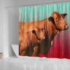 Beefmaster Cattle (Cow) Print Shower Curtain-Free Shipping