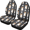 Pembroke Welsh Corgi With Paws Print Car Seat Covers-Free Shipping