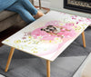 Bulldog Print Rectangular Coffee Table