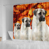 Cute Anatolian Shepherd Print Shower Curtains-Free Shipping