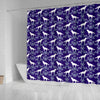German Shepherd Dog Floral Print Shower Curtains-Free Shipping