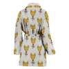 Shiba Inu Dog Pattern Print Women's Bath Rob-Free Shipping