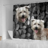 Glen Of Imaal Terrier Print Shower Curtains-Free Shipping