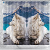 Amazing Samoyed Dog Print Shower Curtains-Free Shipping