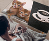 Abyssinian Cat Print Rectangular Coffee Table