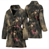 Caucasian Shepherd Dog Print Women's Bath Robe-Free Shipping