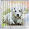 Labrador Puppy Art Print Shower Curtains-Free Shipping
