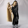 Black Labrador Retriever Print Hooded Blanket