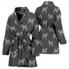 Akita Dog Pattern Print Women's Bath Robe-Free Shipping