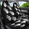 Pomeranian Dog On Black Print Car Seat Covers-Free Shipping