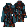 Savannah Cat Art Print Women's Bath Robe-Free Shipping