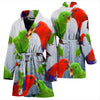 Ecletus Parrot Print Women's Bath Robe-Free Shipping
