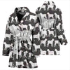 Boerboel Dog Pattern Print Women's Bath Robe-Free Shipping