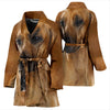 Rhodesian Ridgeback Dog Print Women's Bath Robe-Free Shipping