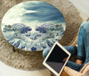 Amazing Bengal Cat Print Circular Coffee Table