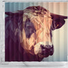 Cattle Vector Art Print Shower Curtains-Free Shipping