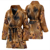 Rhodesian Ridgeback Dog Patterns Print Women's Bath Robe-Free Shipping