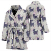 Silky Terrier Dog Pattern Print Women's Bath Robe-Free Shipping