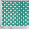 Pomeranian Dog Pattern Print Shower Curtains-Free Shipping