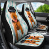Cute Welsh Terrier Print Car Seat Covers-Free Shipping
