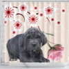Neapolitan Mastiff Print Shower Curtain-Free Shipping