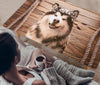 Alaskan Malamute Print Rectangular Coffee Table