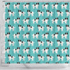 Cute Japanese Chin Dog In Lots Print Shower Curtains-Free Shipping
