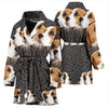Beagle Dog 3D Print Women's Bath Robe-Free Shipping