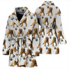 Cute Shar Pei Dog Print Women's Bath Robe-Free Shipping