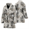 English Mastiff Patterns Print Women's Bath Robe-Free Shipping