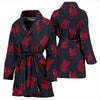 Nova Scotia Duck Tolling Retriever Patterns Print Women's Bath Robe-Free Shipping