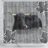 Welsh Black cattle (Cow) Print Shower Curtain-Free Shipping