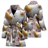 Lovely Himalayan Cat Print Women's Bath Robe-Free Shipping