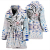 Percheron Horse Print Women's Bath Robe-Free Shipping