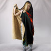 Amazing Savannah Cat Art Print Hooded Blanket