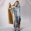 Amazing American Paint Horse Print Hooded Blanket