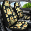 Cartoonized Bulldog Pattern Print Car Seat Covers-Free Shipping